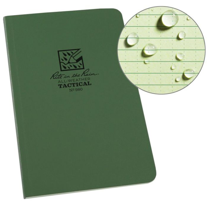 Field Book Green 4 5/8 X 7 1/4