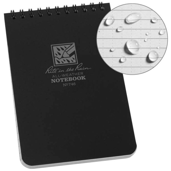 Notebook Black 4 X 6