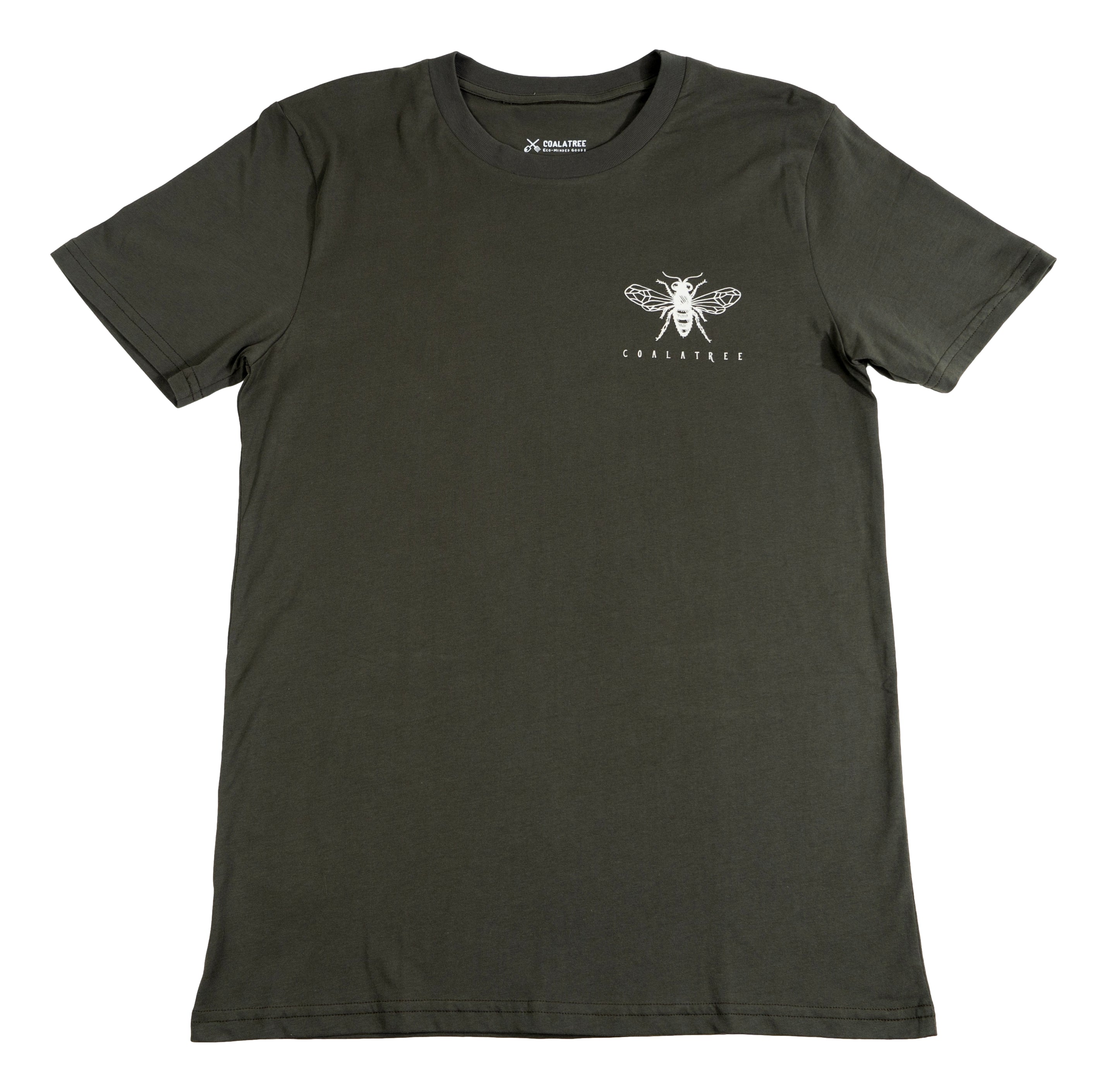 Save the bees cotton tee - charcoal
