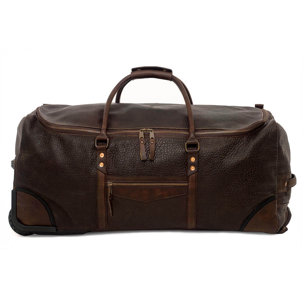 Theodore Leather Large Roller Duffle Bag
