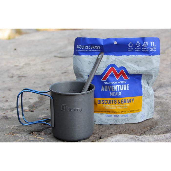 Space Saver Mug W/ Black Handle+ Wm 1 Qt Gray W/Blue Lid Nalgene Sustain