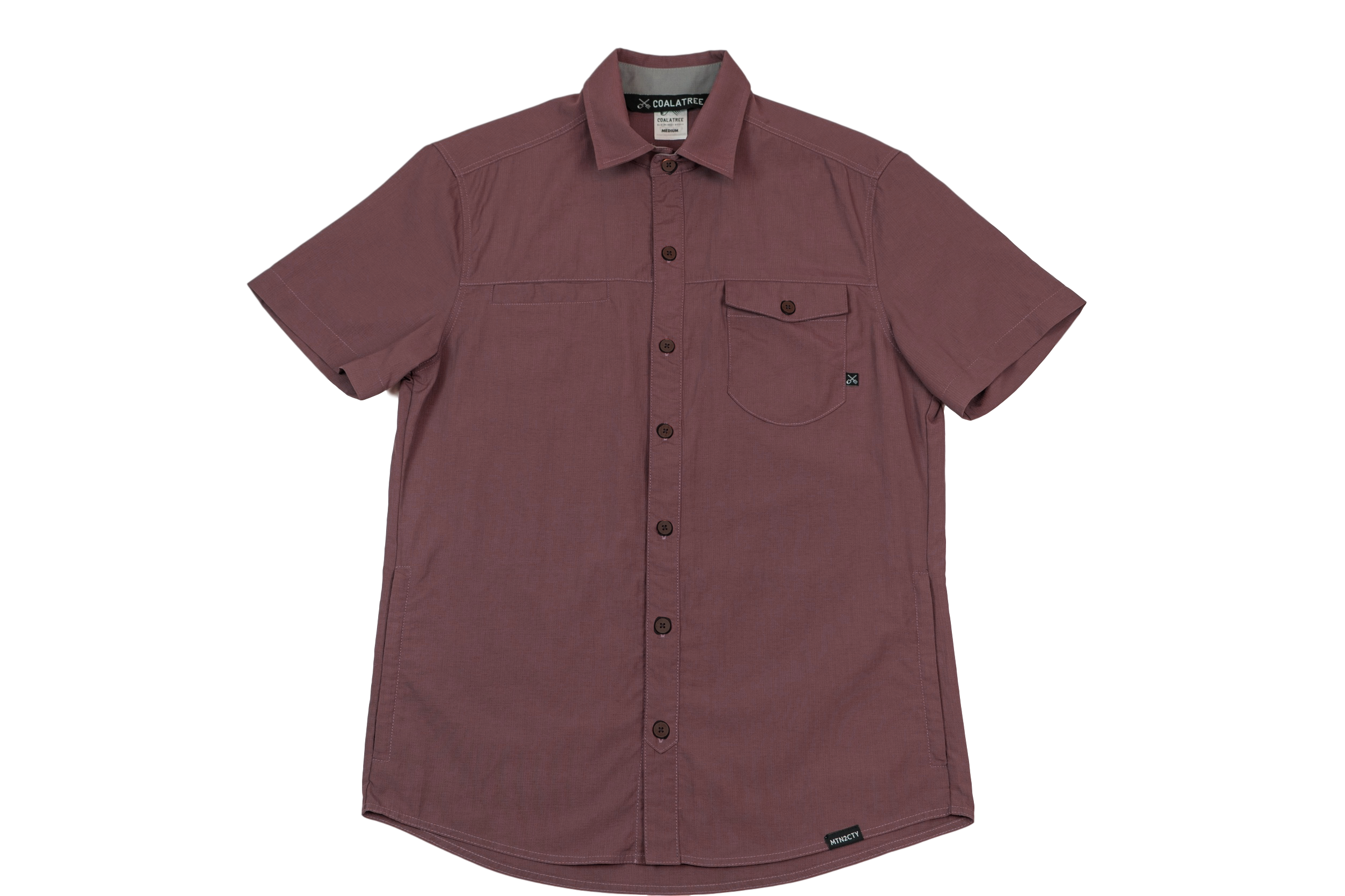 MENS SWITCHBACK SHIRT: MADE FROM RECYCLED COFFEE GROUNDS