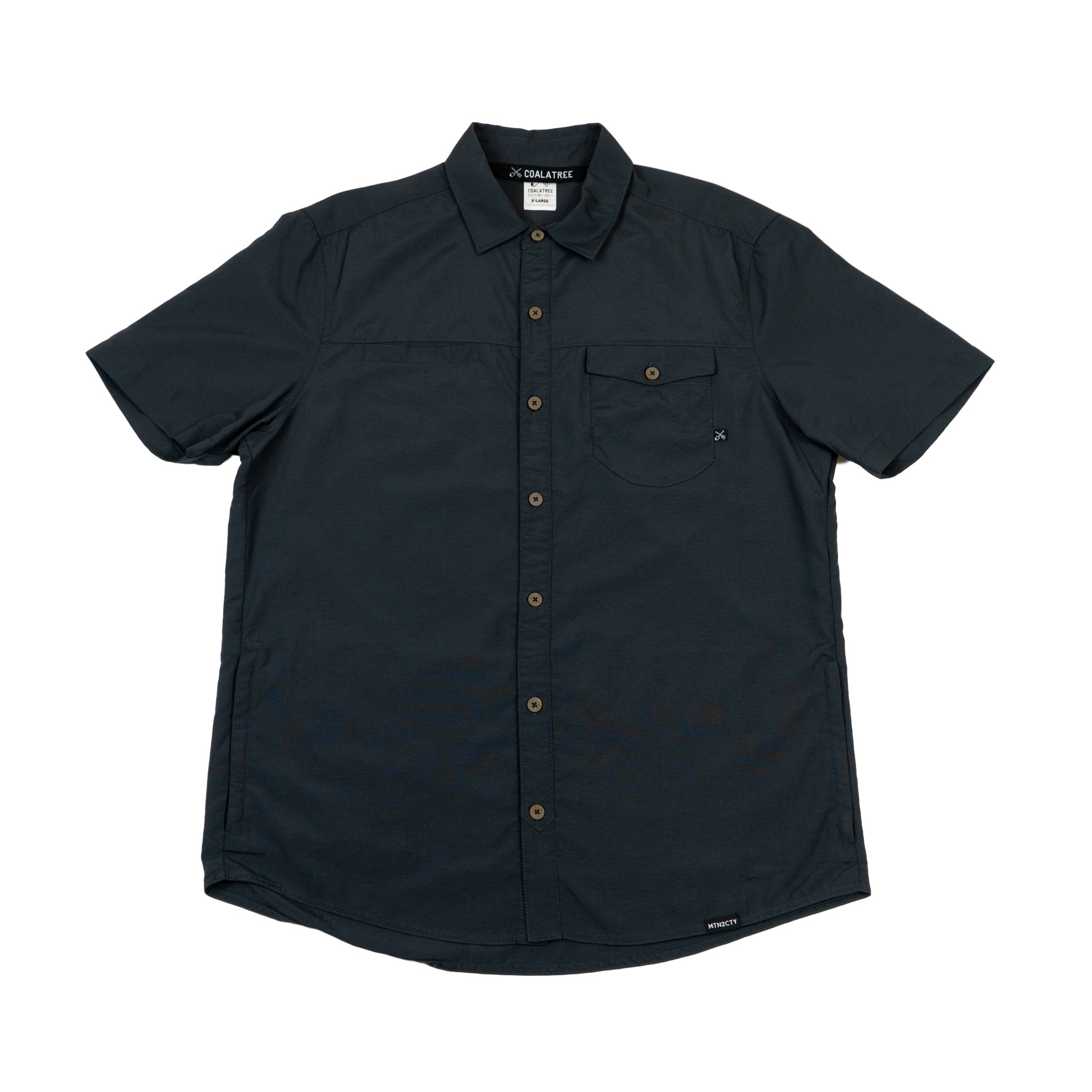 MENS SWITCHBACK SHIRT: MADE FROM RECYCLED COFFEE GROUNDS