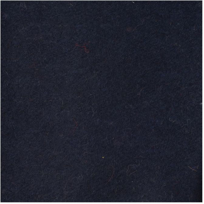 Woven Wool Navy Solid 50% Wool - 50% Synthetic