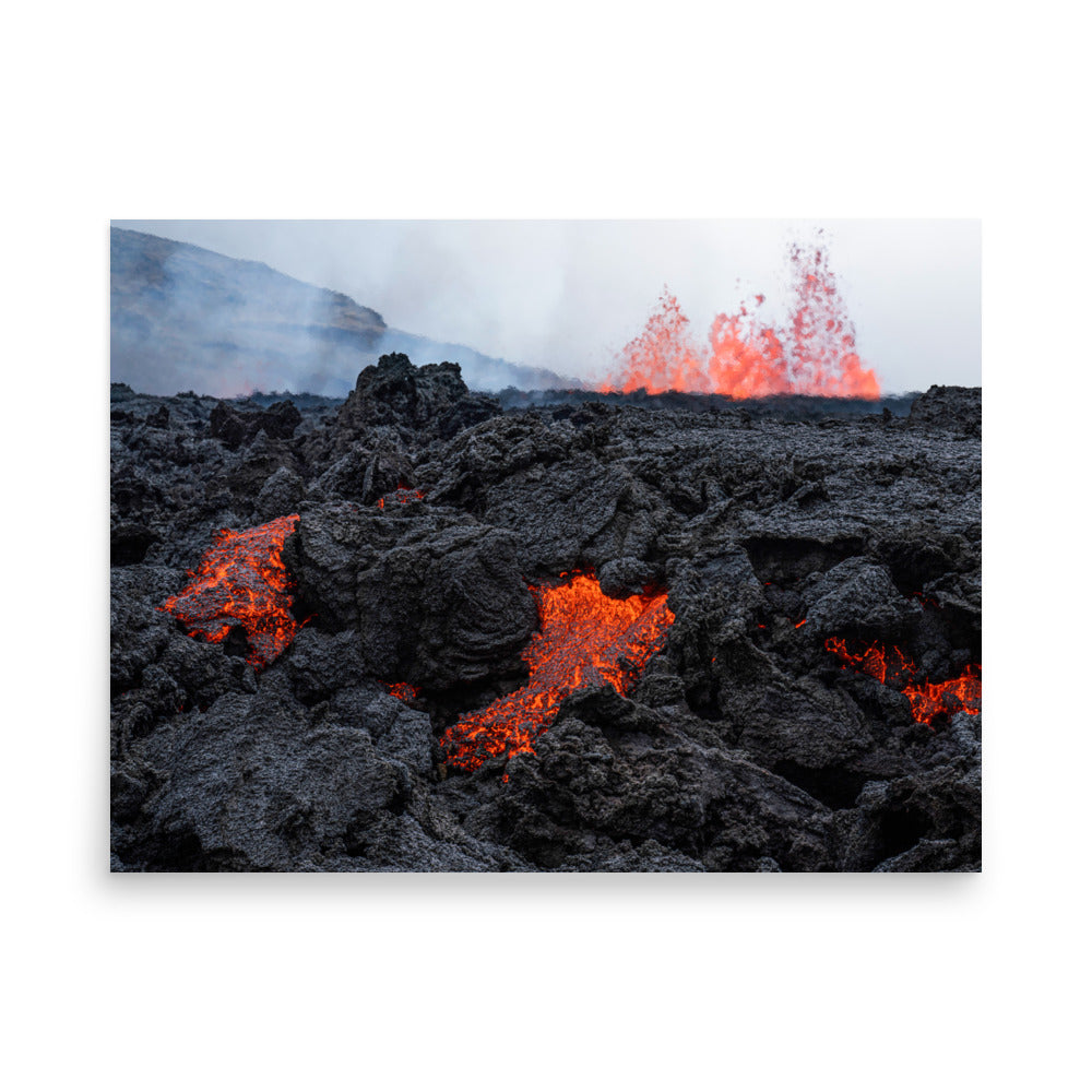 Fagradalsfjall Volcano Print